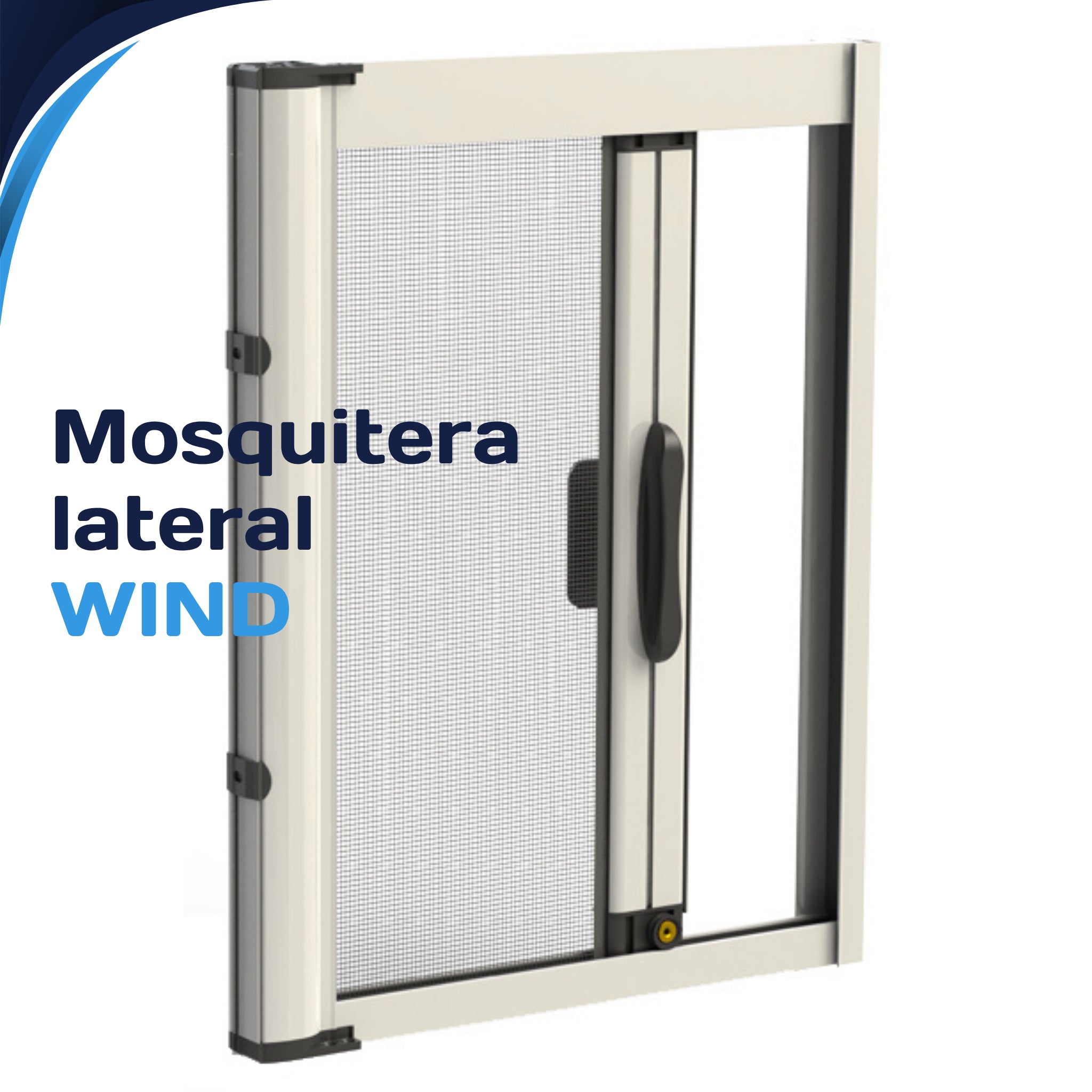 Mosquitera enrollable lateral para puertas WIND 1 hoja