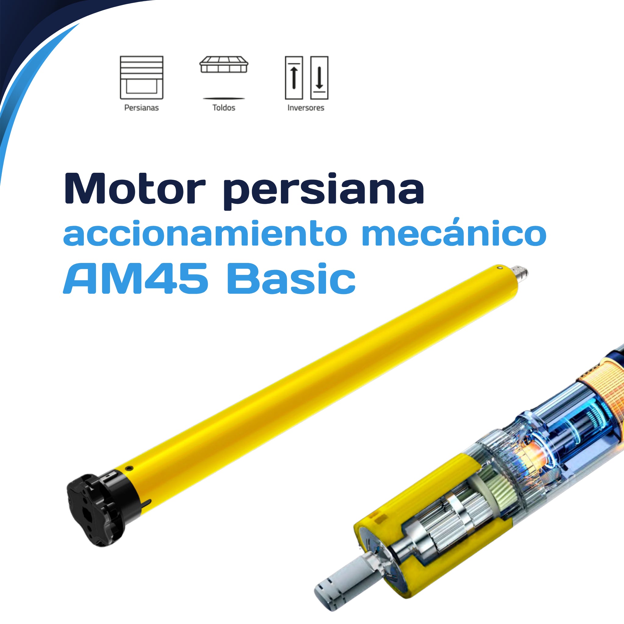 Motor persiana AOK AM45 BASIC