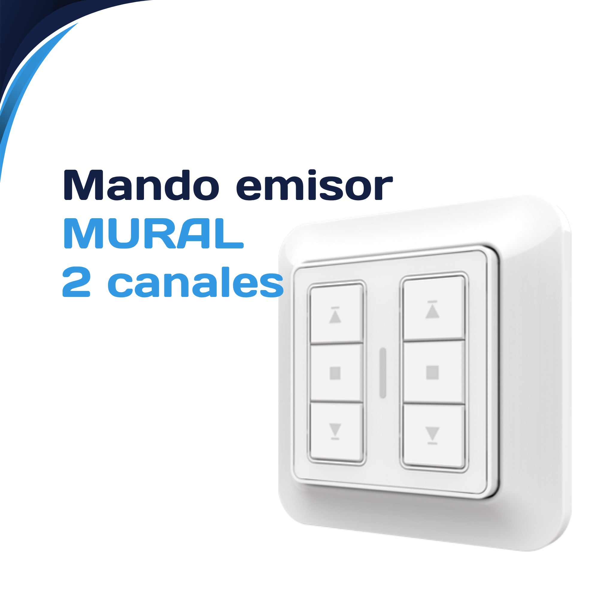 Mando mural AOK 2 canales