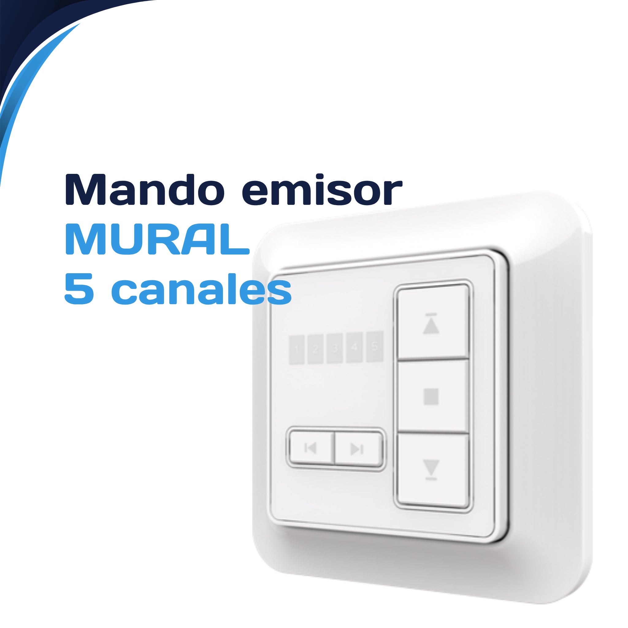 Mando mural AOK 5 canales