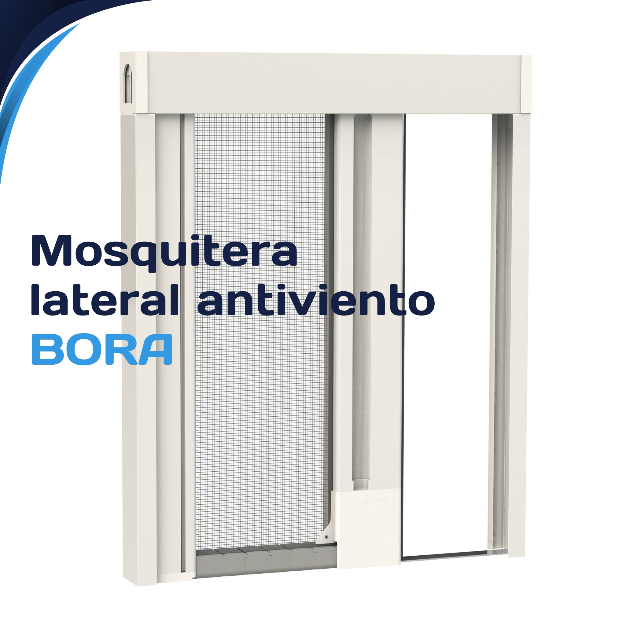 Mosquitera antiviento para puertas BORA 1 hoja