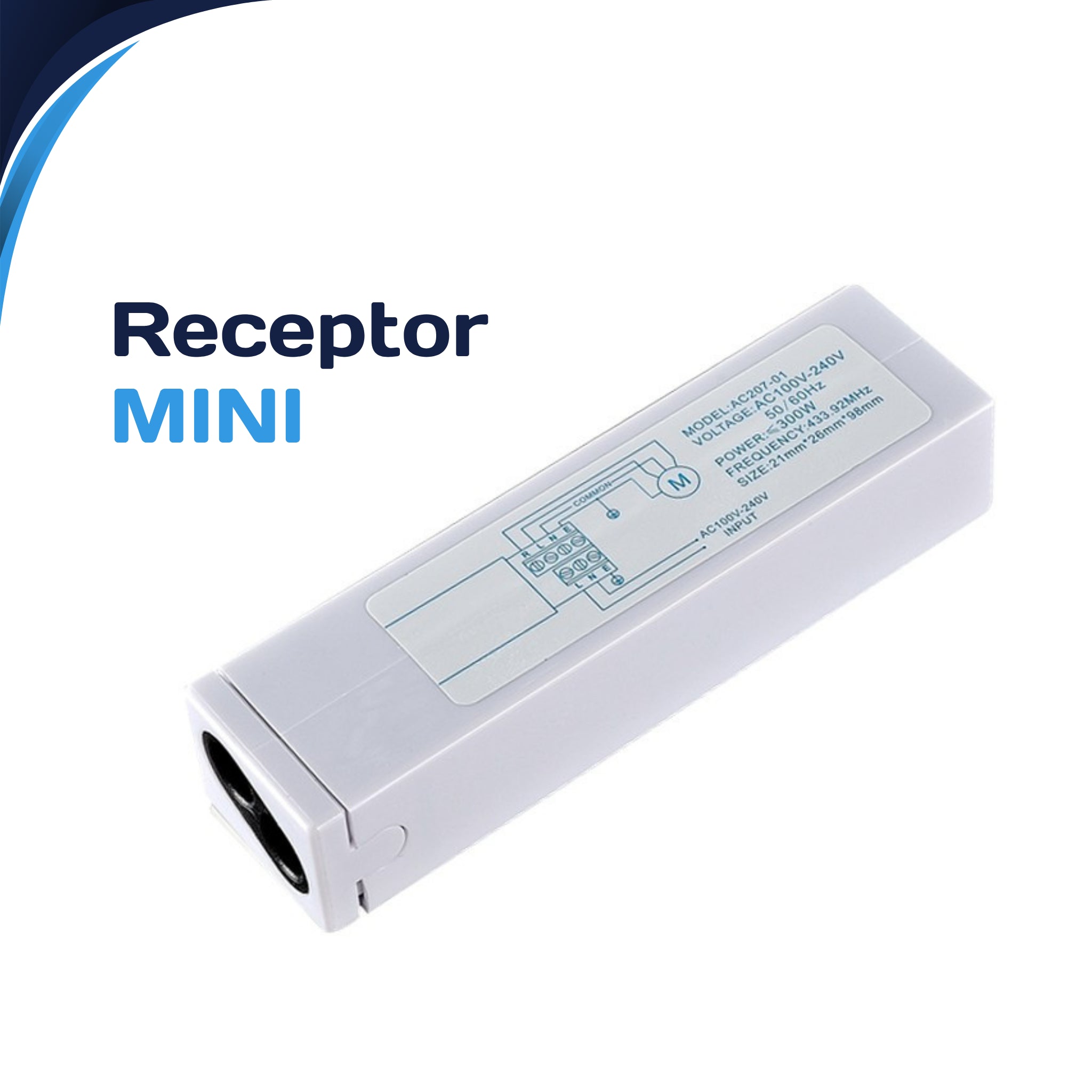 Receptor mini AOK para motor mecánico