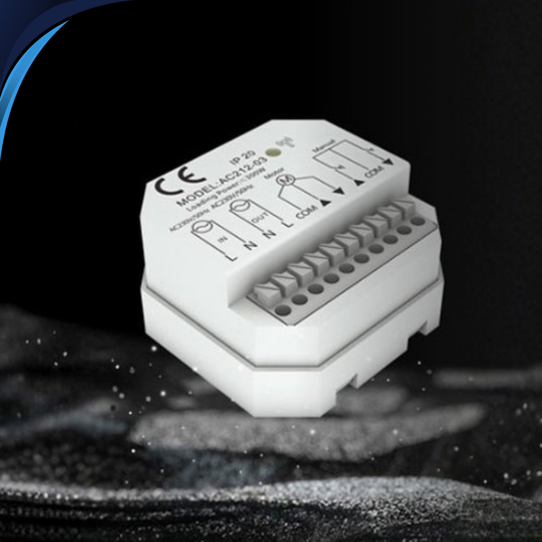 Receptor Indoor AOK para motor con cable
