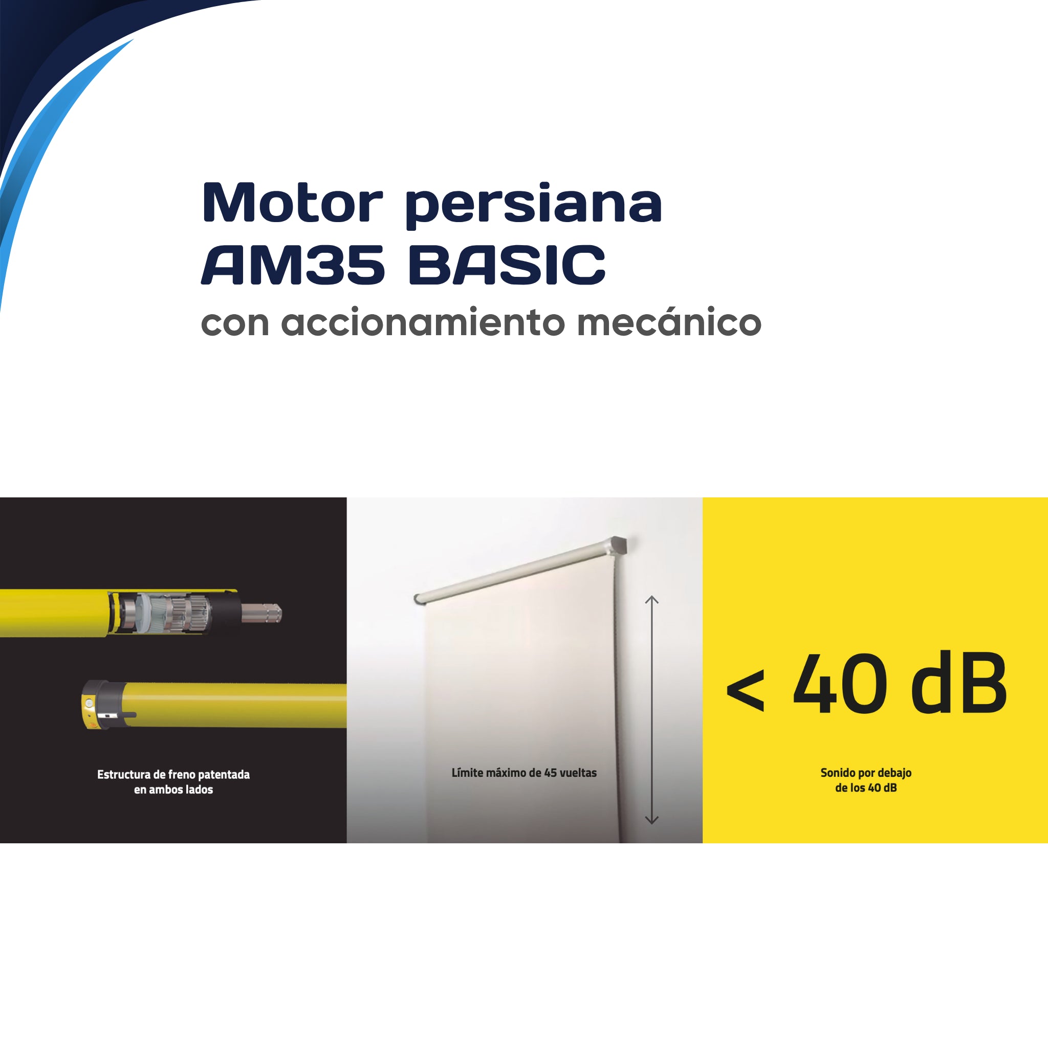 Motor persiana AOK AM35 BASIC