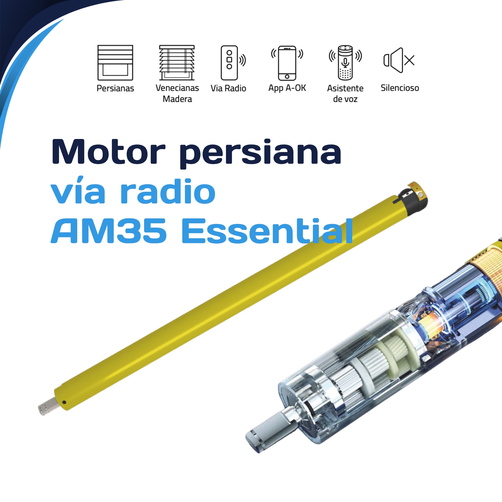 Motor persiana AOK AM35 Essential