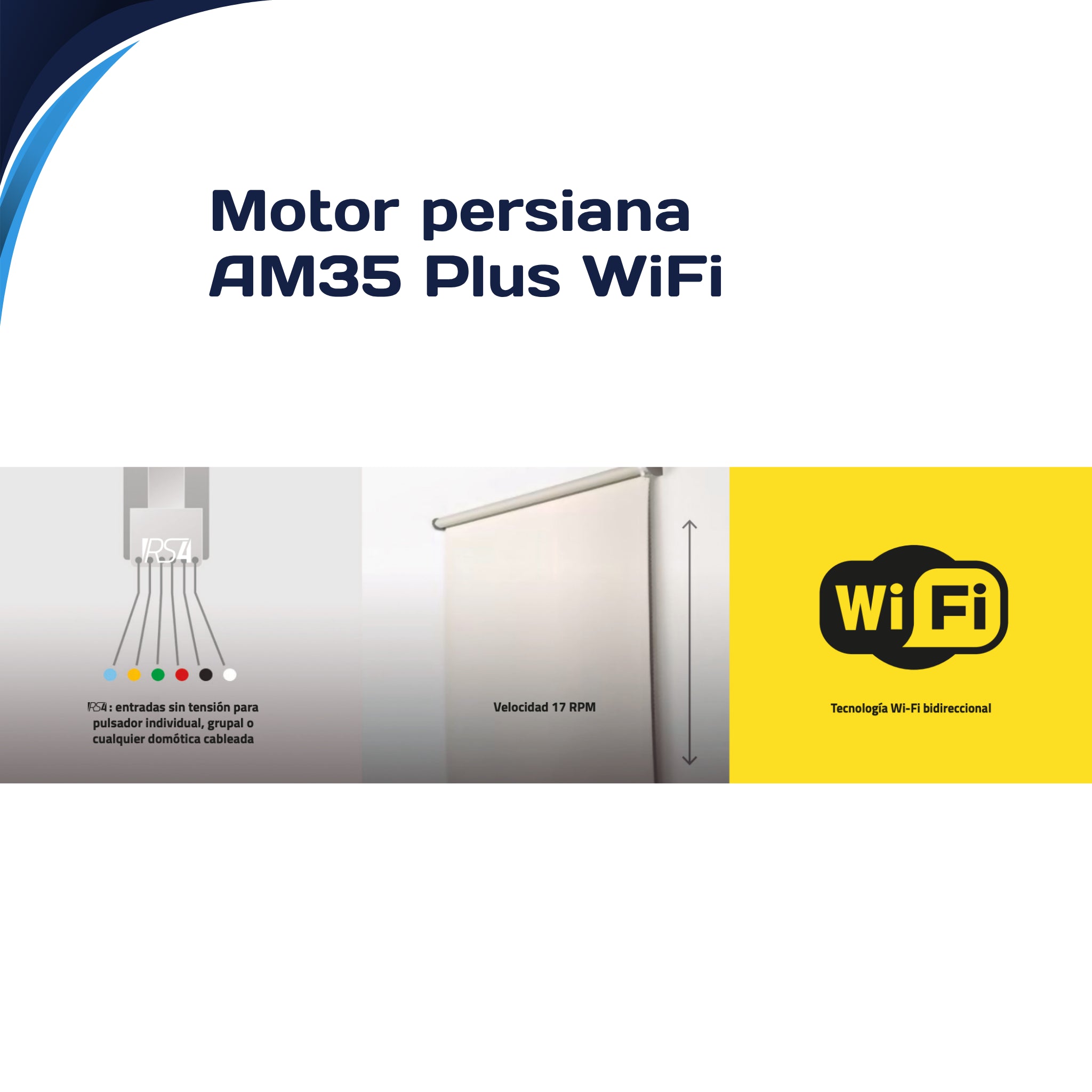Motor persiana AOK AM35 PLUS WiFi
