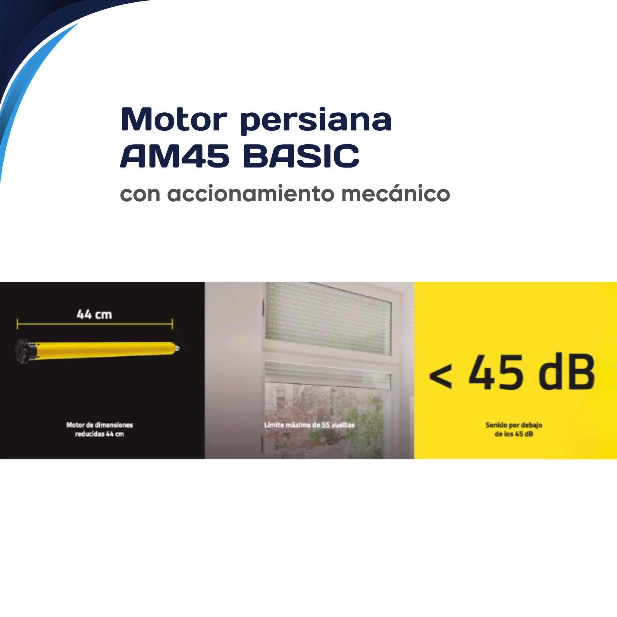 Motor persiana AOK AM45 BASIC