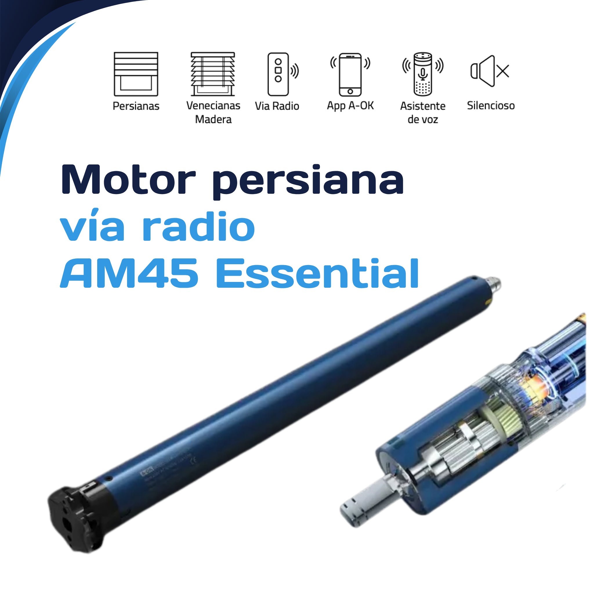 Motor persiana AOK AM45 Essential
