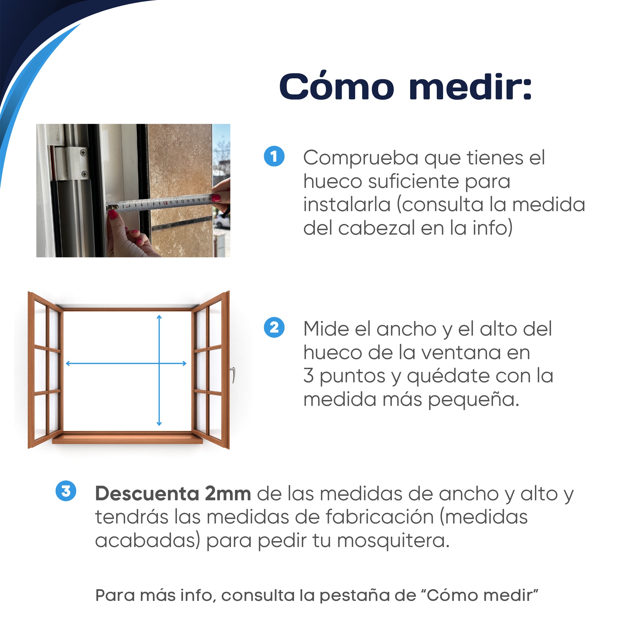 Mosquitera antiviento con botones VERA