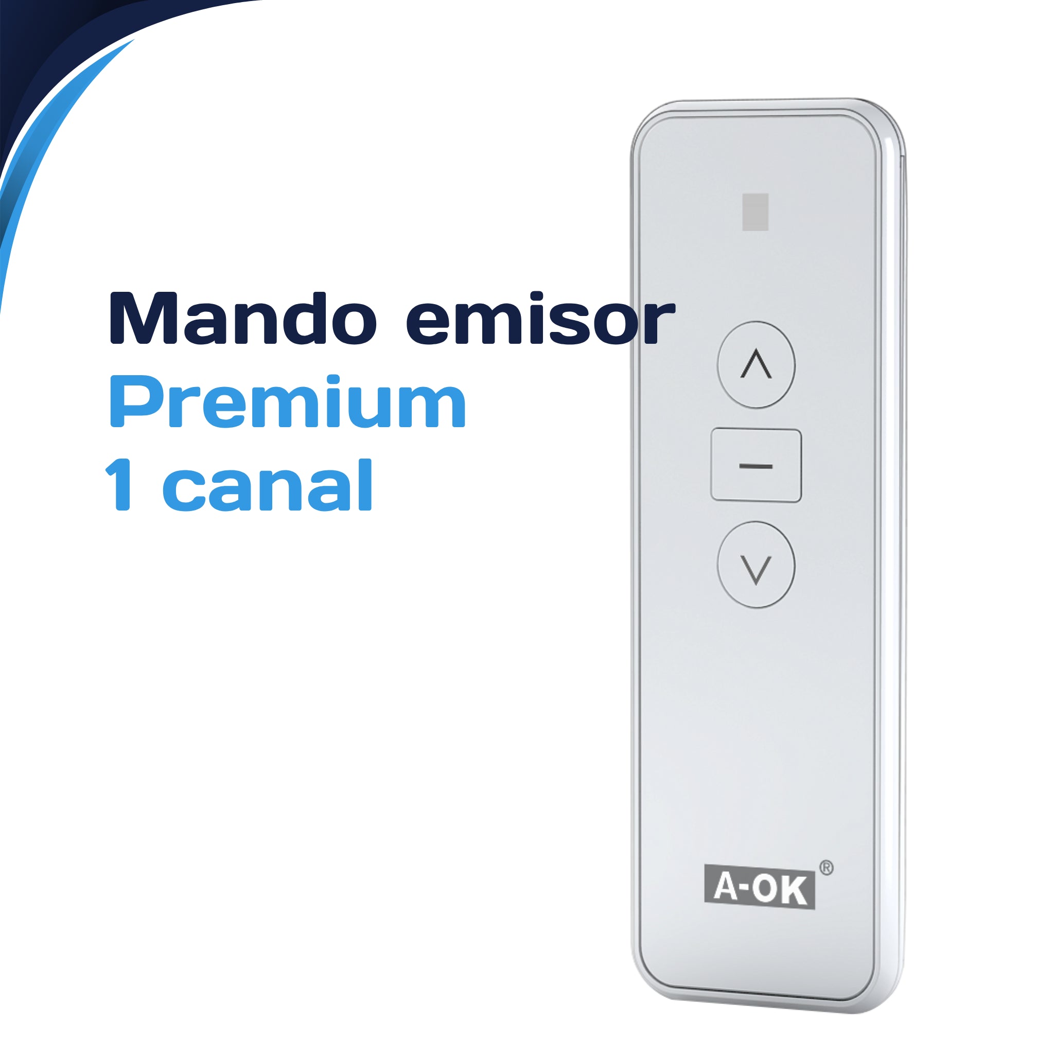 Mando emisor AOK Premium 1 canal