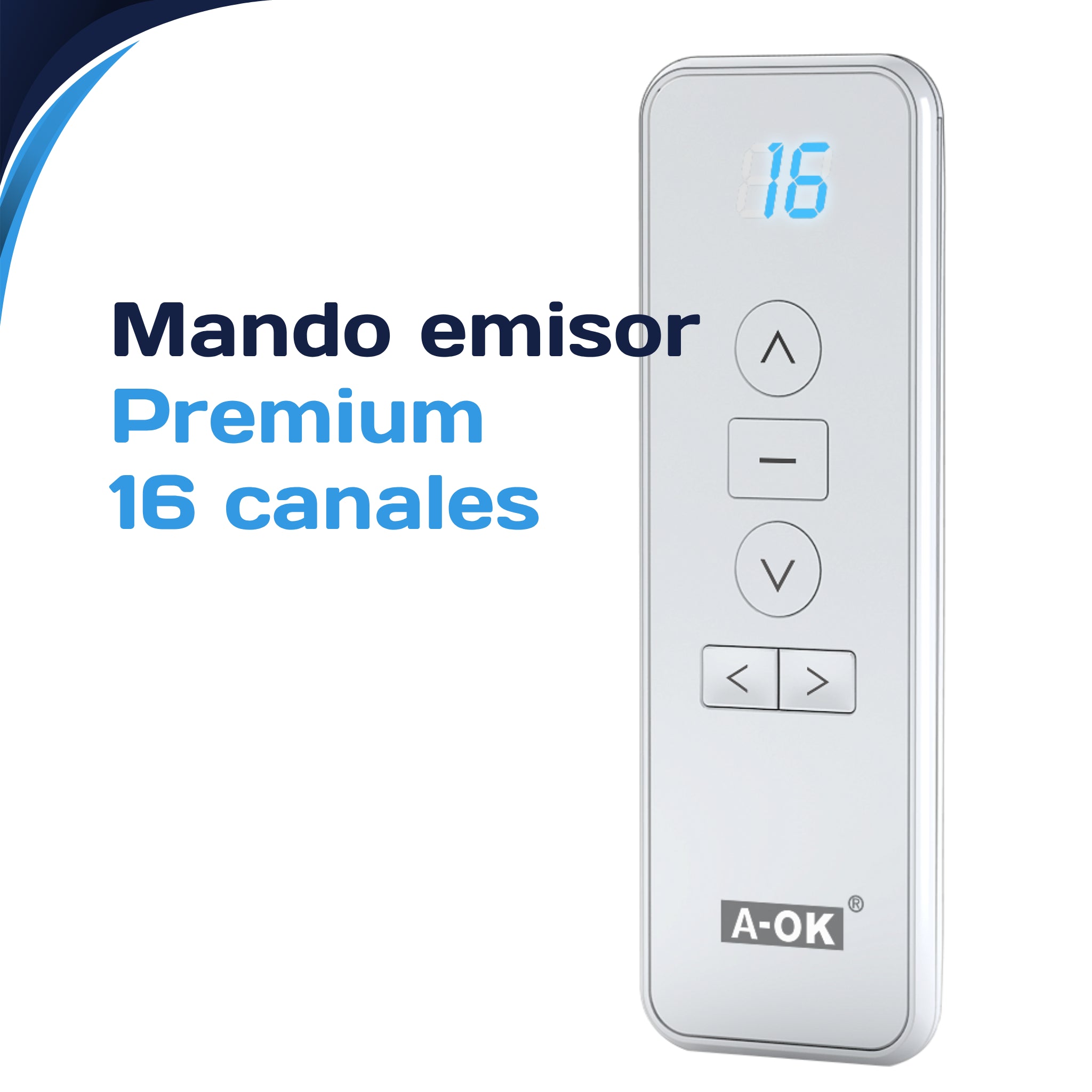 Mando emisor AOK Premium 16 canales