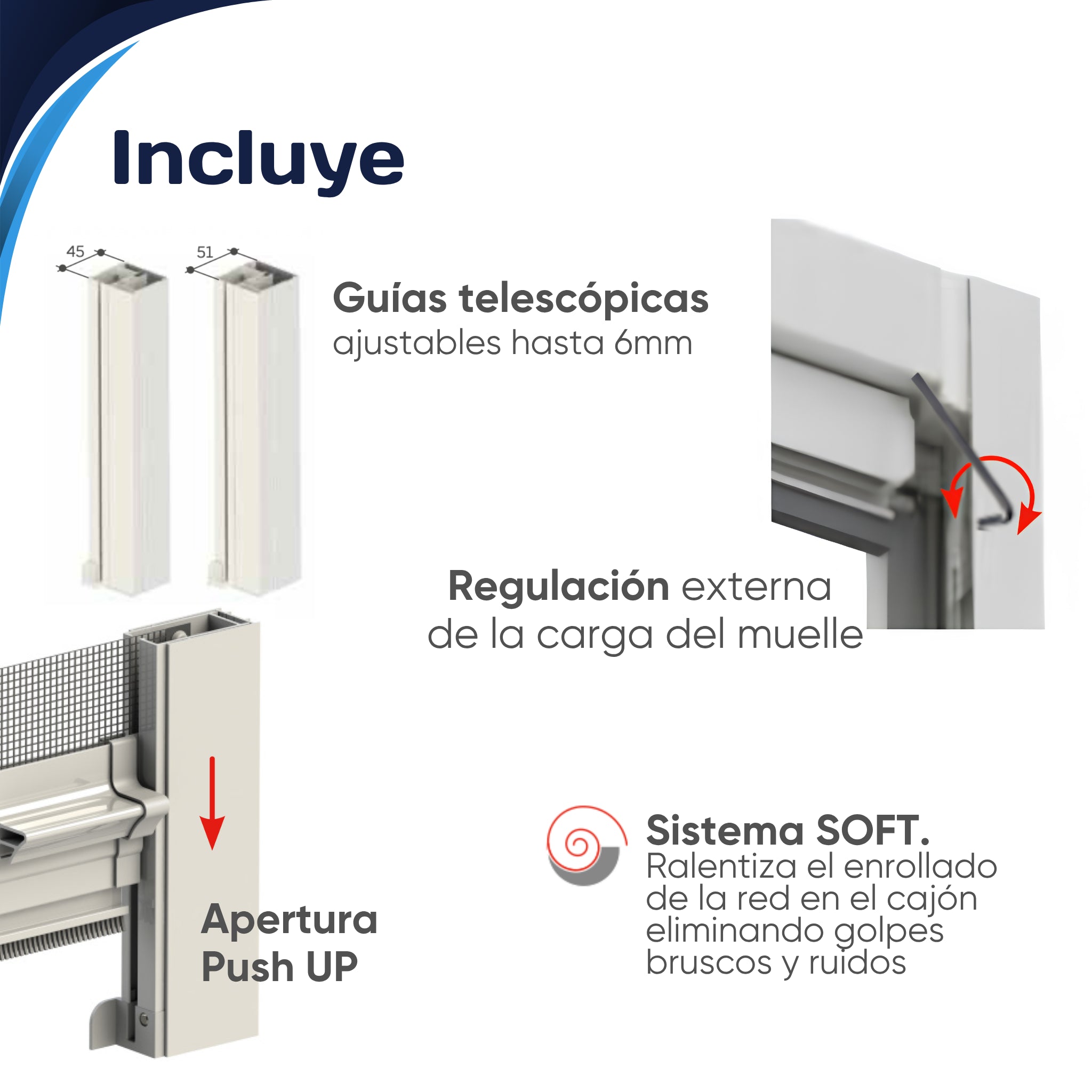 Mosquitera antiviento IRINA