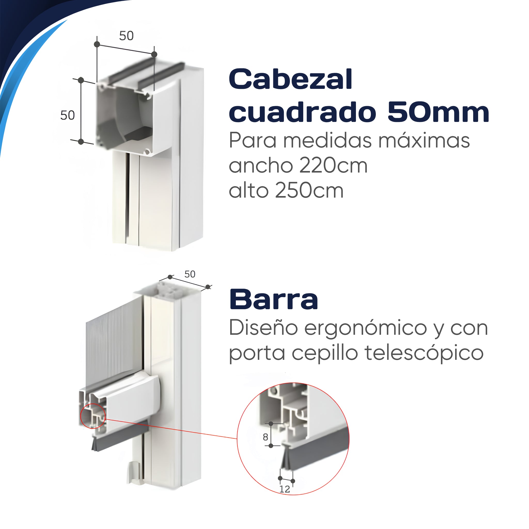 Mosquitera antiviento IRINA