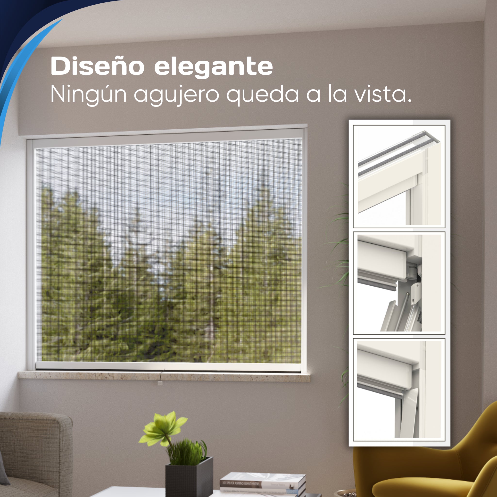 Mosquitera antiviento IRINA
