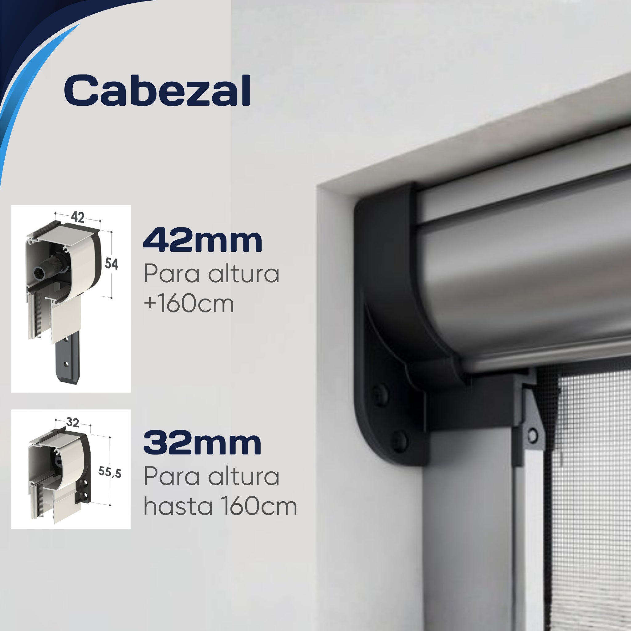 Mosquitera enrollable vertical WIND