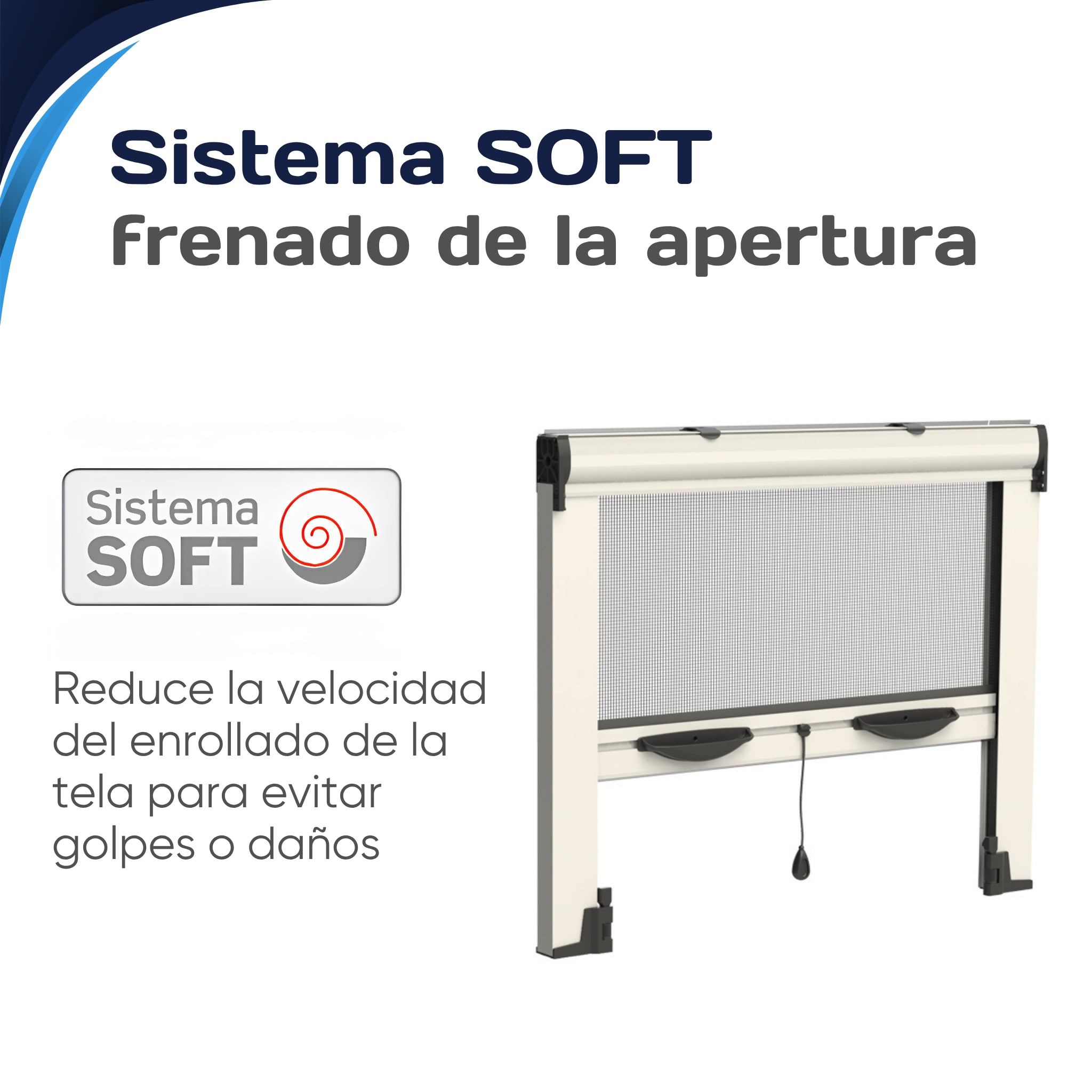 Mosquitera enrollable vertical WIND
