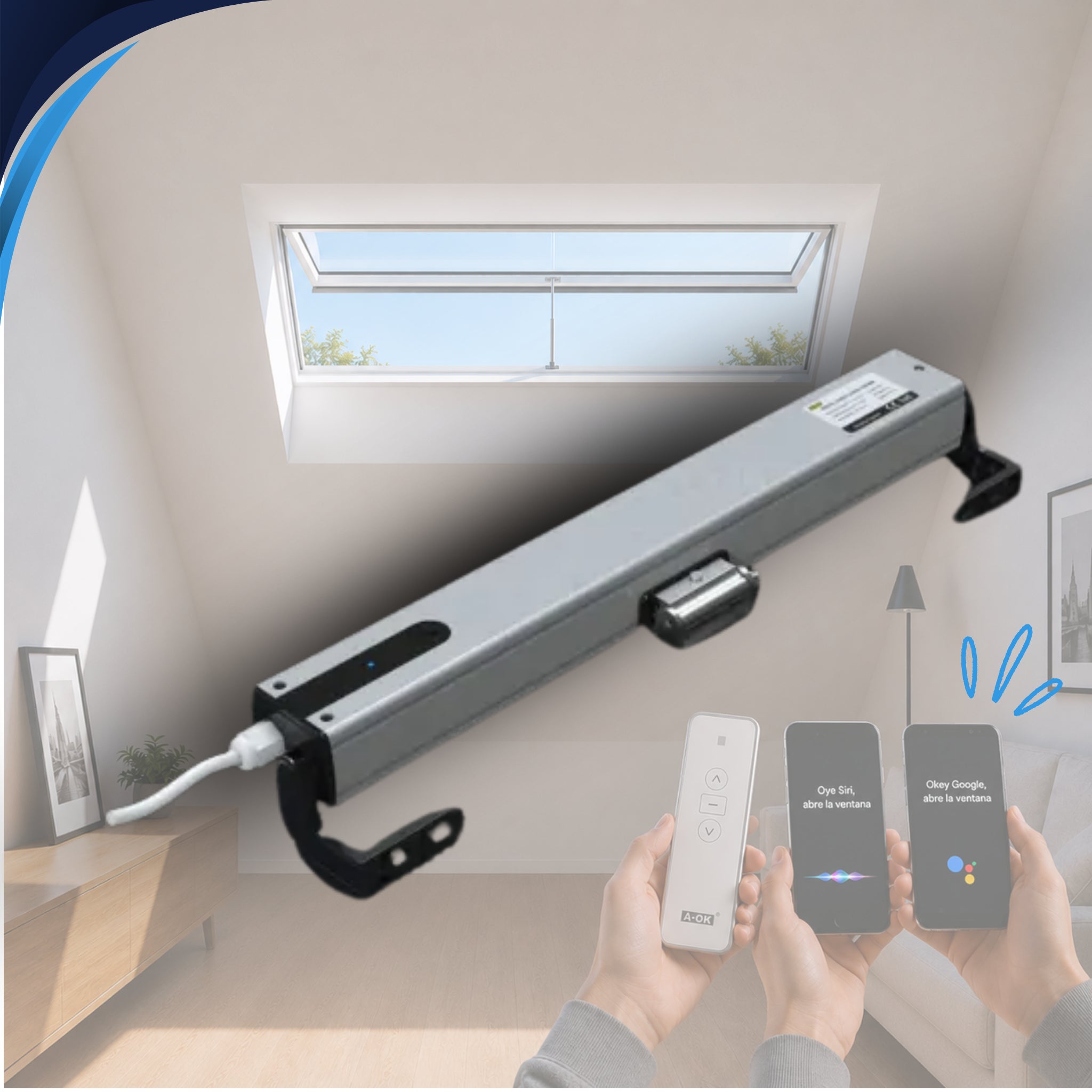 Motor de ventana AOK AM56 Plus WiFi