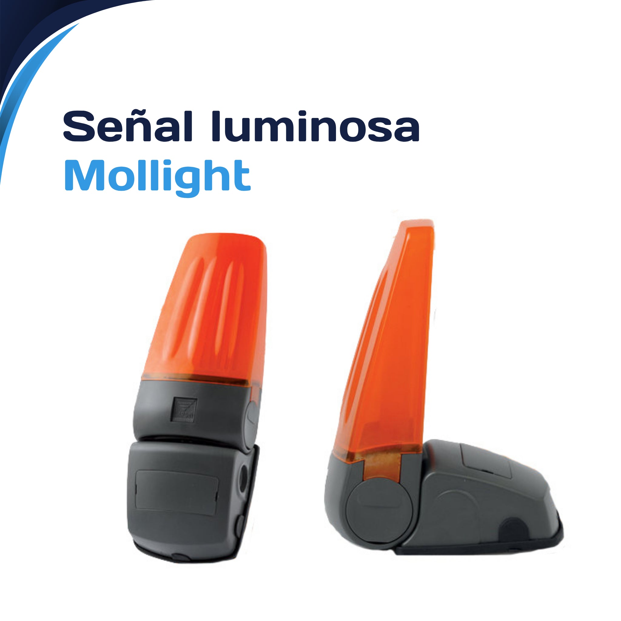 Señal luminosa LED MOLLIGHT para puerta corredera
